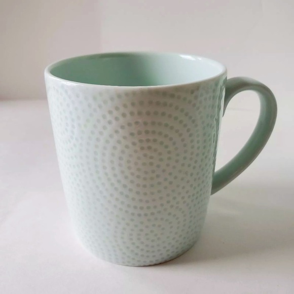 Crate&Barrel Other - Set Of 4 Crate And Barrel 3.5" Tall Nikko Celadon Porcelain 10oz Coffee Tea Mugs